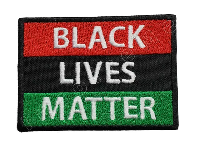 Black Power Fist Embroidered Sew/Iron On Patch Black Lives Matter BLM