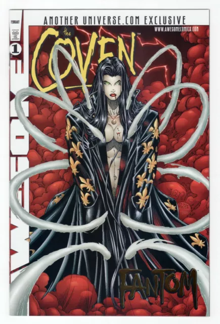 Awesome Coven: Fantom Special (1998) #1 Gold Foil AU Loeb Churchill NM 9.4