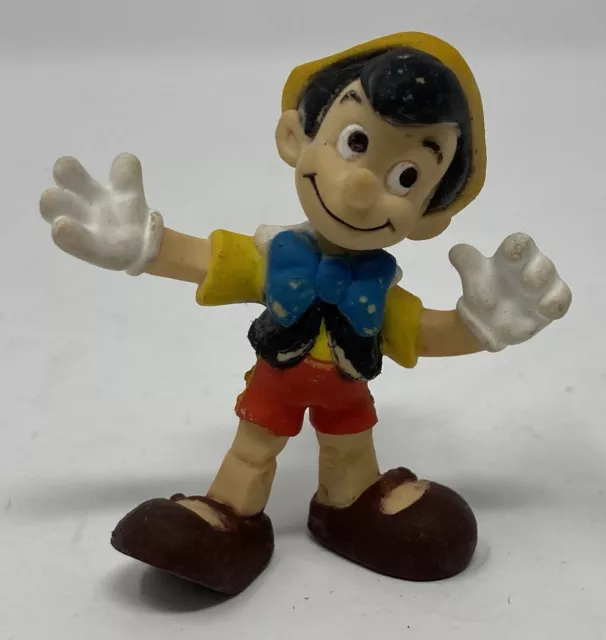 Walt Disney Pinocchio Character Figurine Toys Puppet Boy Bullyland Germany Rare