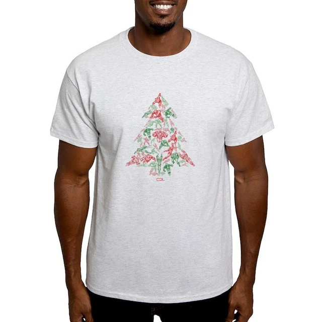 CafePress Iron Man Christmas Tree T Shirt 100% Cotton T-Shirt (1170578127)