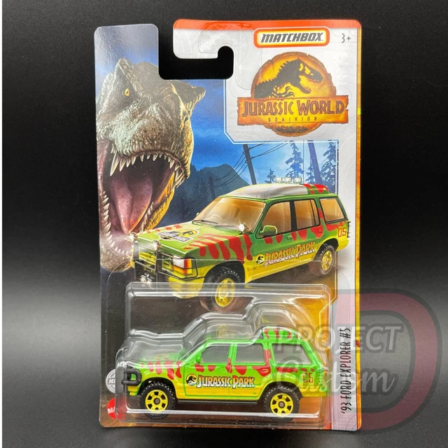 MATCHBOX JURASSIC PARK '93 Ford Explorer #5 Jurassic World Brand New ...