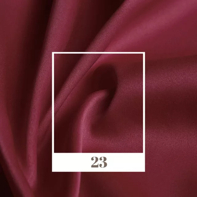 Solid Satin Damask Fabric Dress Sewing Garment Lining Cloth Curtain Material 1.5