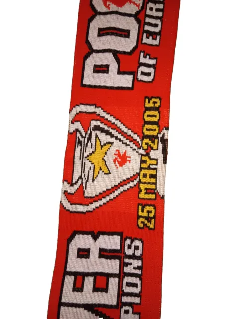 Liverpool Scarf Champion's League Final 2005 BNWOT