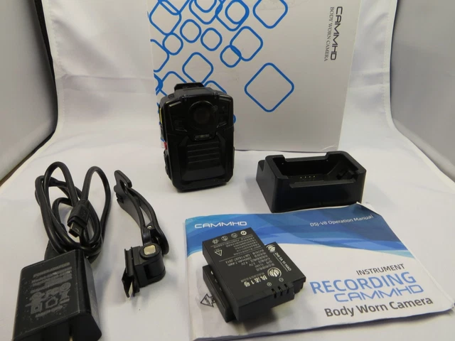 Cammhd Dsj-V8 32Gb Body Camera 1296P 2 Batteries 10 Hours New In Box