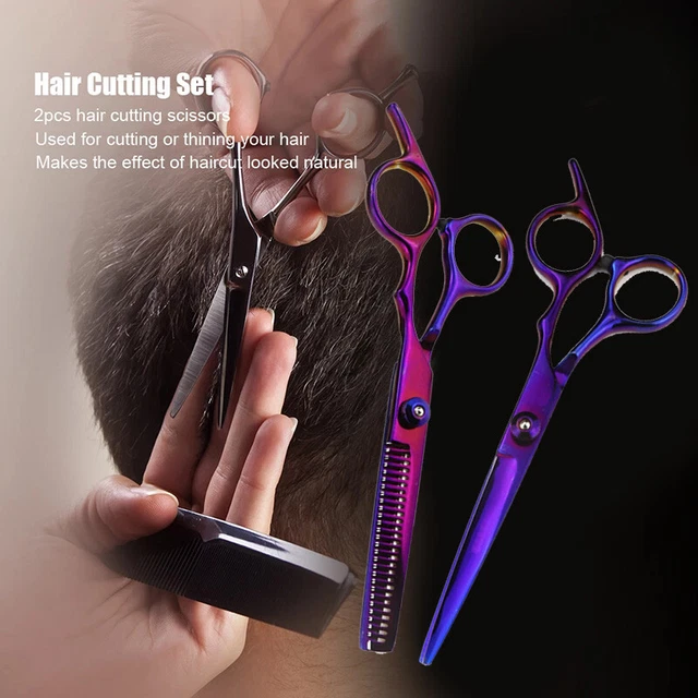Capelli taglio diradamento forbici per denti parrucchiere forbici parrucchiere acciaio inox nuovo E