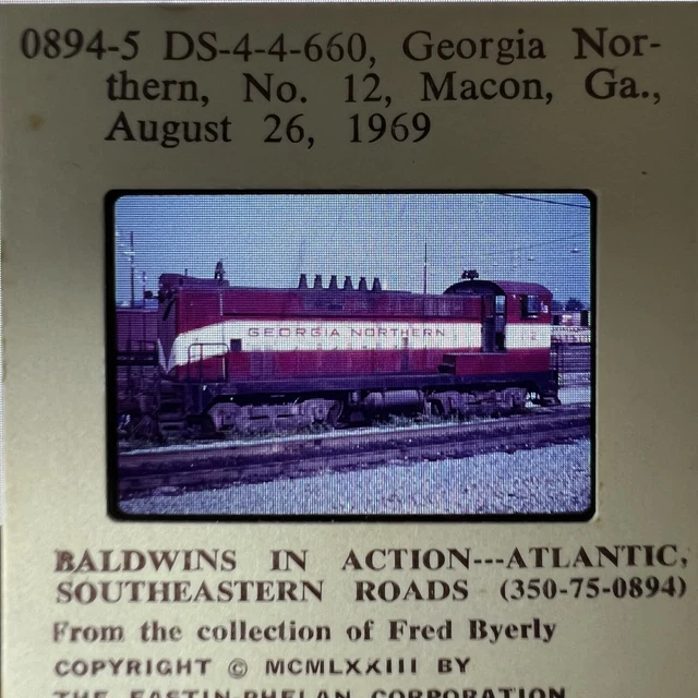 0894-5 DS-4-4-660, Georgia Northern, No. 12, Macon, Ga., August 26, 1969