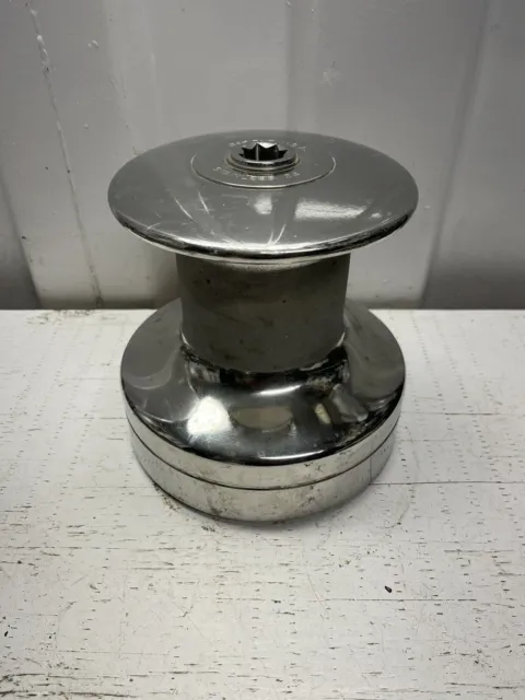 Stainless Barient 26 Sailboat Winch 2 Speed