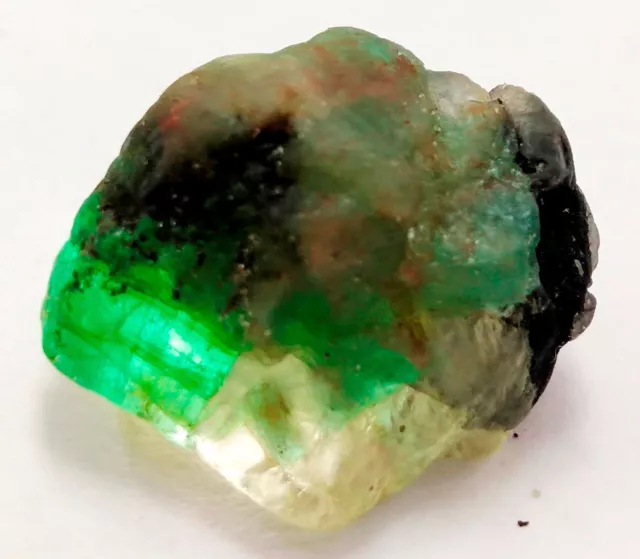 Natural Emerald Untreated Unheated Raw Green Zambia Rough Loose Gemstone