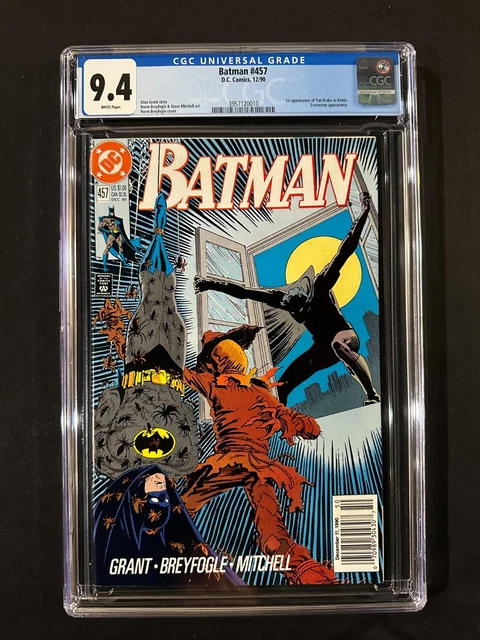 Batman #457 CGC 9.4 (1990) - Newsstand - 1st app Tim Drake as Robin - Scarecrow