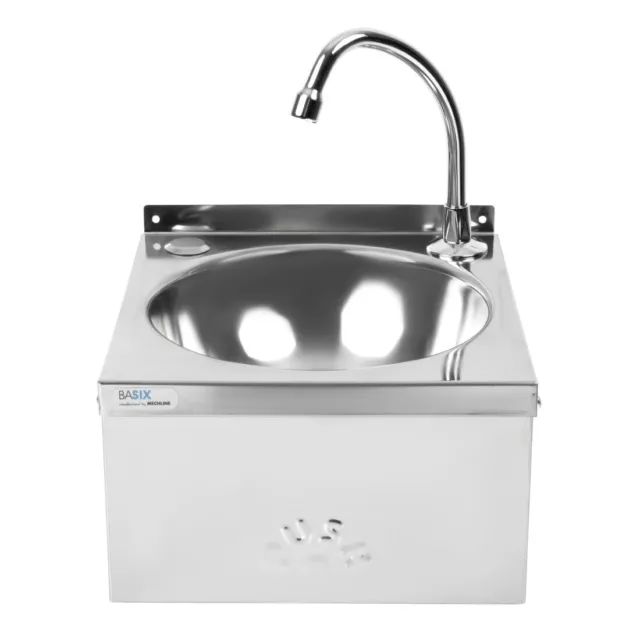 Basix Stainless Steel Knee Operated Hand Wash Basin - CC260