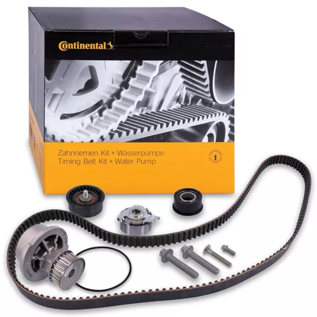 Contitech Courroie Crantée Dentée + Galets + Pompe À Eau Ct873Wp4