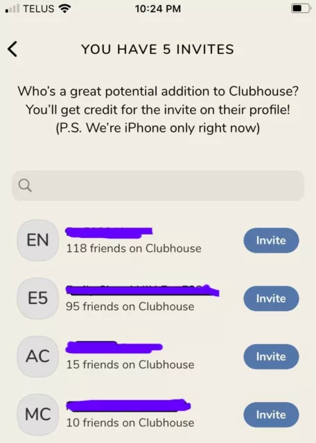 Clubhouse App Invite Invitation Code - iOS Only Clubhouse App Invite Invitation Code - iOS Only