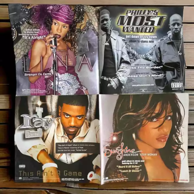 Huge Lot 500+ Promo Posters Ray J This Ain’t a Game, Philly's Most Wanted More