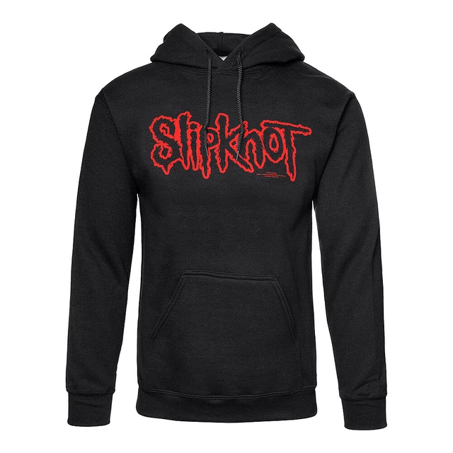 Official Hoodie SLIPKNOT Black LOGO Band Hooded Top All Sizes