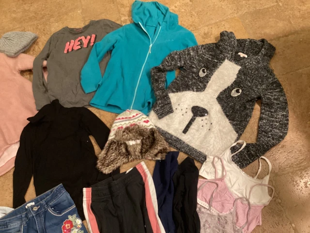 Girls age 11-12 years large clothing bundle, good wardrobe selection 3