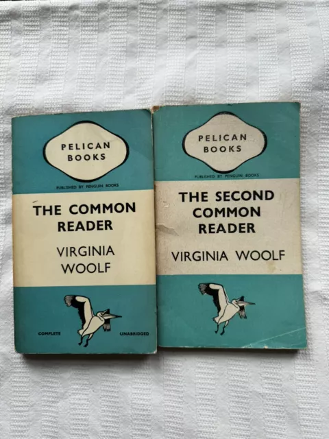 Virginia Woolf The Common Reader 1 & 2 1st Pelican Books PB Editions