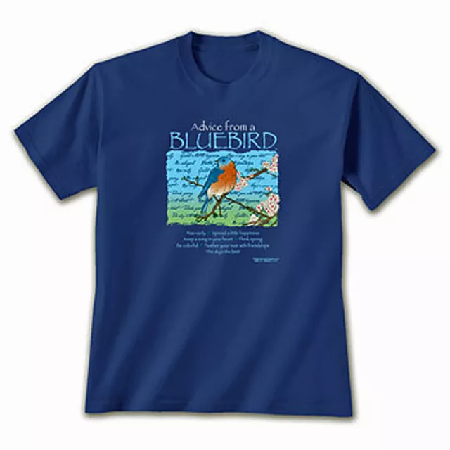 ESM Advice From® Nature Ladies T-Shirt - Advice From A Bluebird Tee