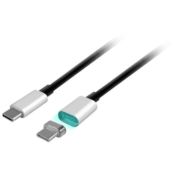 Macally CHARGER61-EU, USB-C bloc d'alimentation avec câble USB-C avec connecteur magnétique 3