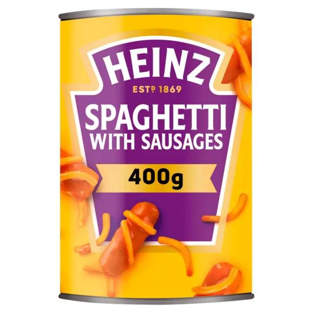 Heinz Spaghetti & Salsicce 400g - Confezione da 2