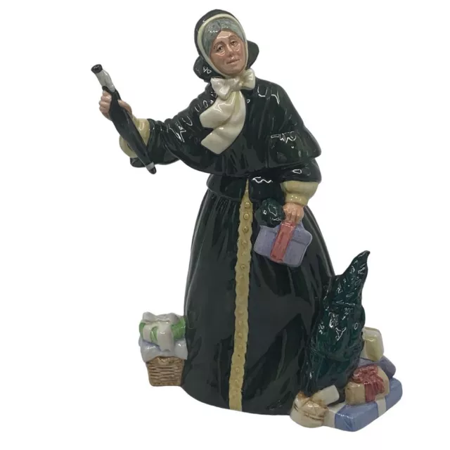 Royal Doulton Christmas Parcels HN2851 Woman w/Gifts Porcelain Figurine