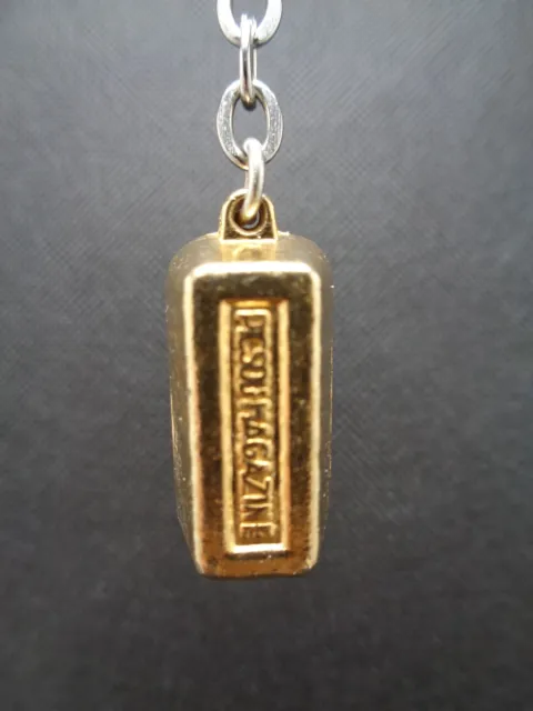 Porte-clé Ange gardien en argentan (alliage de cuivre, zinc, nickel) 3,2cm