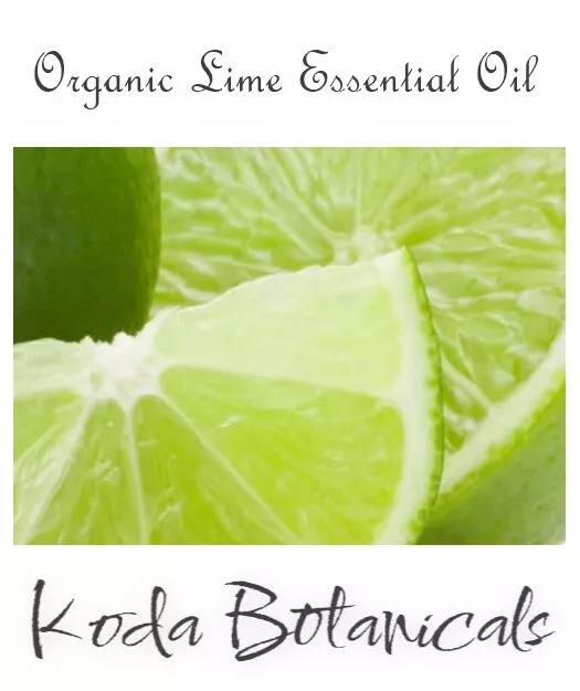 CERTIFIED ORGANIC LIME Citrus aurantifolia 100% Pure Essential Oil 10ml