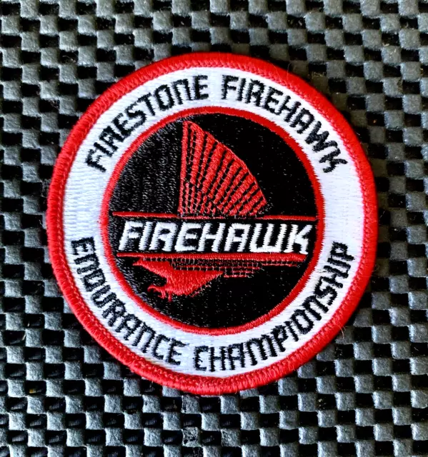 Firestone Firehawk Endurance Championship Embroidered Sew On Patch Tires 3" Nos