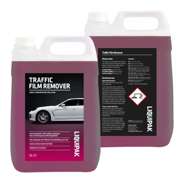 Traffic Film Remover TFR 2x5L - Heavy Duty Concentrated Caustic TFR 2x5 Litres 2