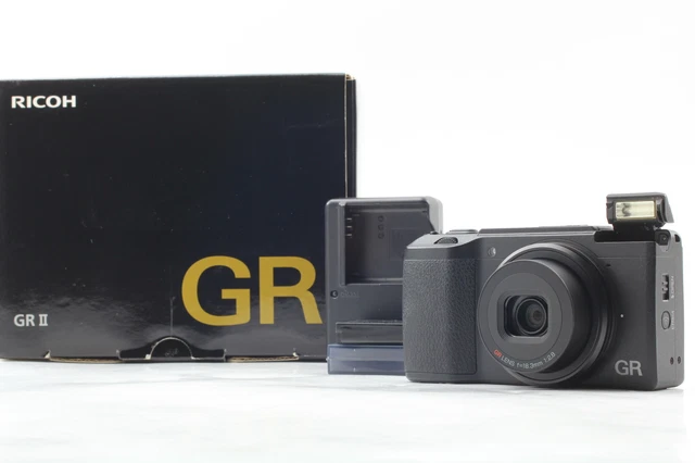 [ MINT In Box ] Ricoh GR II 16.2 MP Compact Digital Camera Black From JAPAN