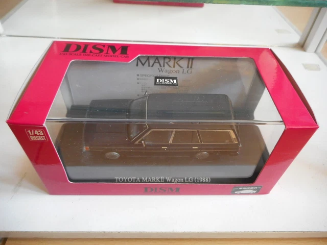 DISM 1/43 TOYOTA MARK2 Wagon LG （1988） DISM TOYOTA MARK II Wagon