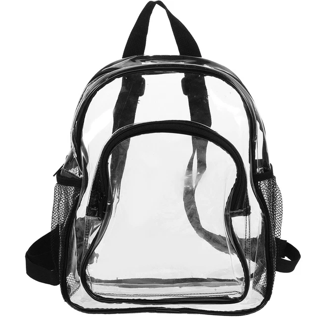Borsa da scuola trasparente PVC piccola borsa a tracolla zaino trasparente piccola