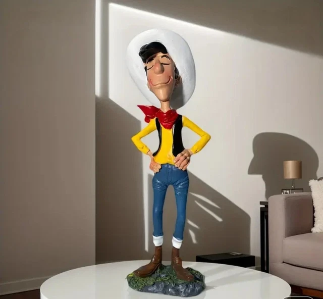 Figurine Lucky Luke En Résine - Atlas / Leblon - Erasmus Mulligan