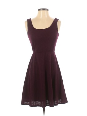 Mossimo Women Red Casual Dress S