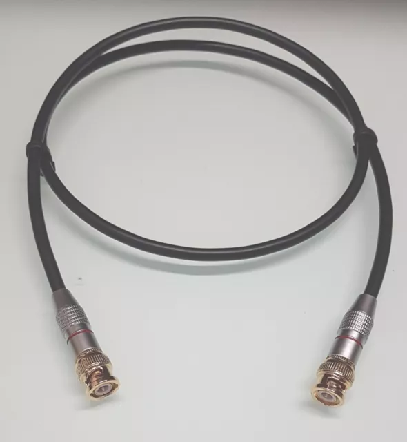 ✅HighEnd Videokabel "RG 59" / beidseitig mit vergoldeten BNC-Steckern / 75 Ohm✅ 2