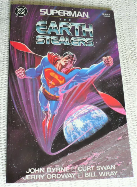 SUPERMAN:  THE EARTH STEALERS 1991 DC one-shot near mint to mint comic