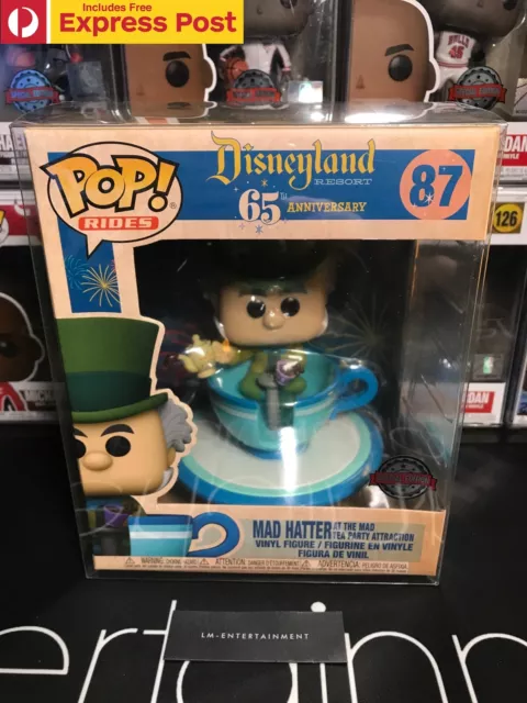 Disney Alice In Wonderland The Mad Hatter Funko 6" Inch Pop Vinyl Figure #87