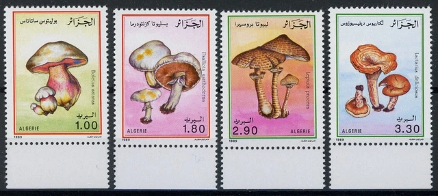 Algerien 1010-1013 postfrisch Pilze #JO674