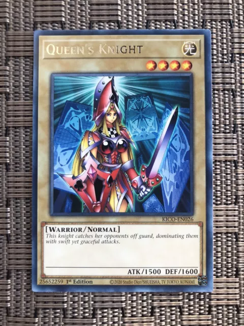 Queen's Knight KICO-EN026 Yugioh 1st Edition NM Rare