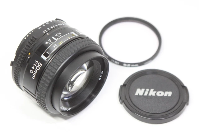 Nikon AF Nikkor 50mm F/1.4 Lens Made In Japan