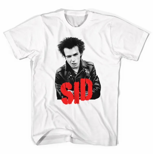 Sid Vicious Sex Pistols T-Shirt Tutte le Taglie Colori