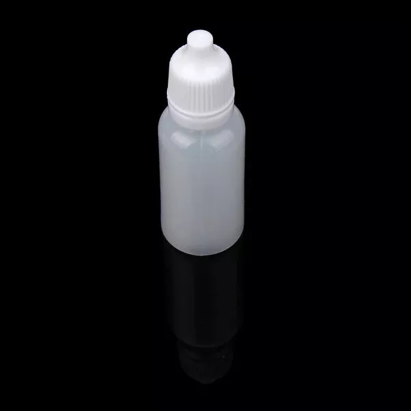 1x 15ml Empty Dropper Bottle Plastic For Paints etc 2