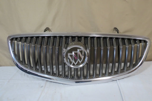 ✅ 08 09 10 11 12 Buick Enclave Front UPPER Bumper Grille Chrome w/ BRACKETS OEM