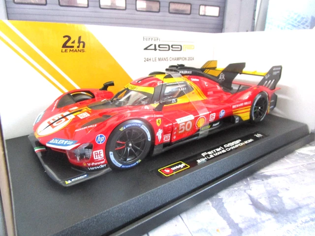 BBURAGO 1/43 - FERRARI 499P 3.0L Turbo V6 - 24h Le Mans 2024 - Five Diecast