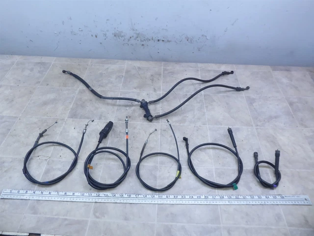 1982 Honda CB750SC H1470-2) brakes line throttle clutch choke speedo tach cables