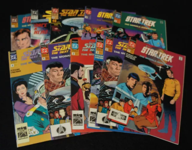 Star Trek & Next Generation 1991 DC Comics in Excellent Condition Lot of 11 NICE