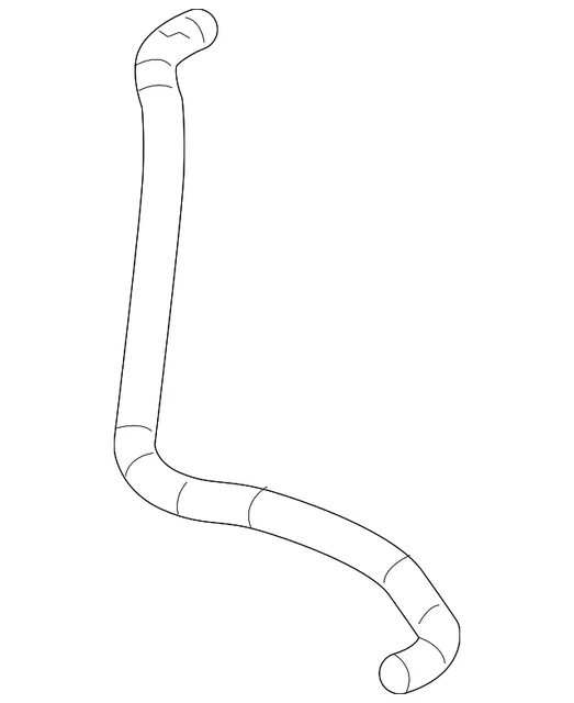 OEM NEW 2011-2015 VW Volkswagen Jetta Base Sedan Wagon Lower Hose 5C0-122-051