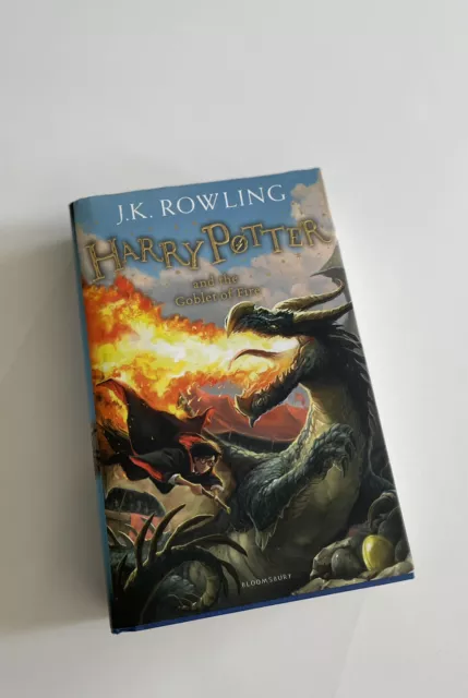 HARRY POTTER And The Goblet Of Fire Hard Cover UK Edition Cover