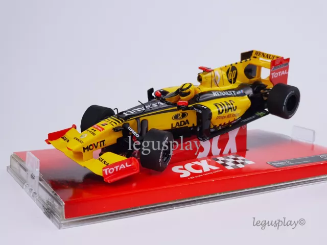 Slot car scx scalextric A10024X300 Renault F1 2010 " Kubica "