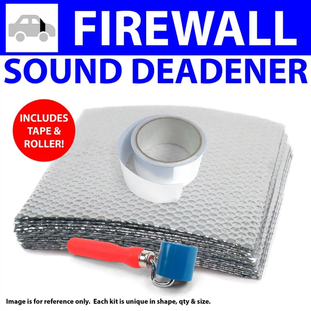 Heat & Sound Deadener Early Cars 1900 - 27 Firewall Kit + Tape, Roller 11196Cm2