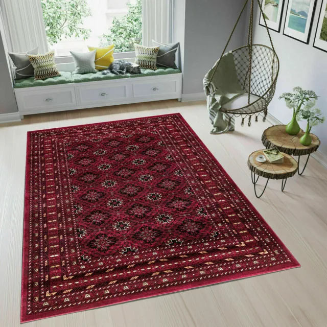 Non Slip Traditional Rug Bedroom Living Room Modern Heavy Large Carpets Runner 3